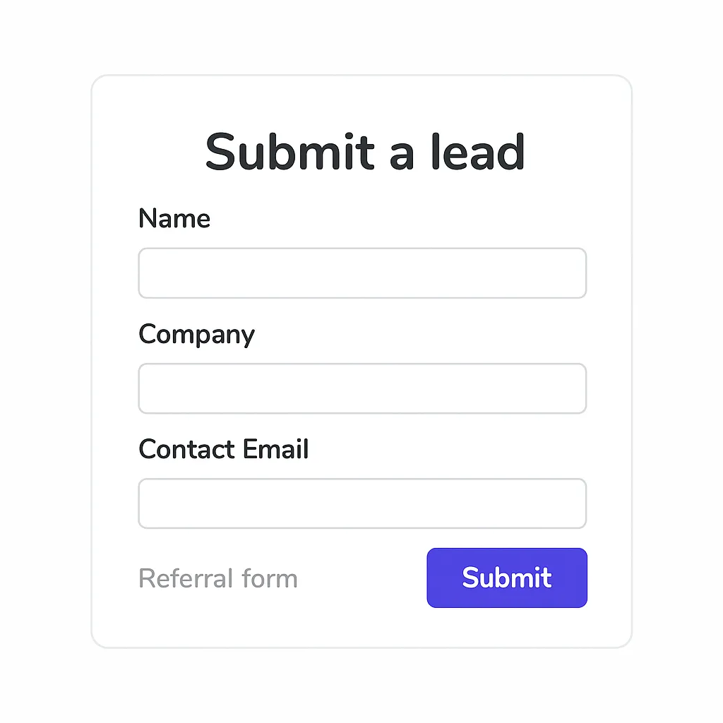 Referral partners